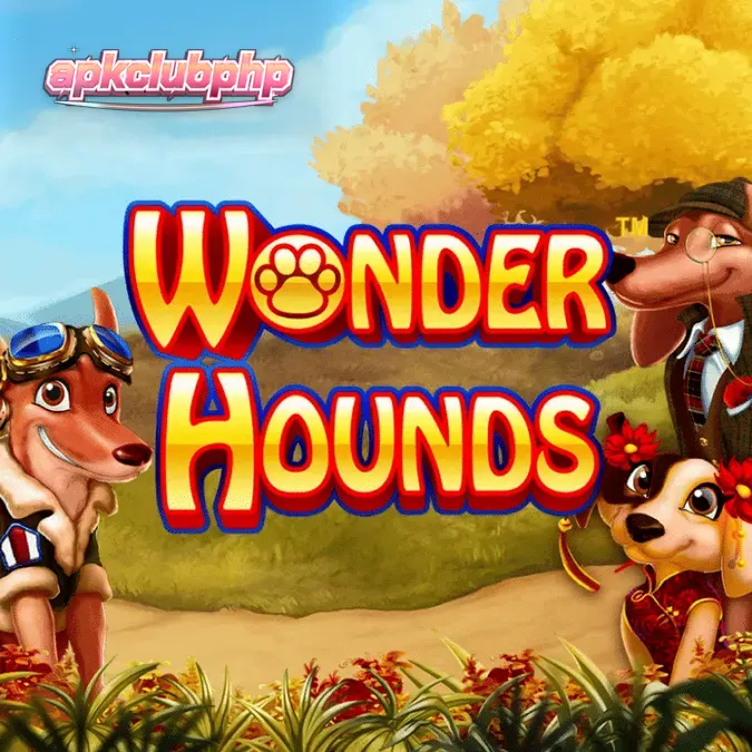 Tampilan antarmuka game Wonder Hounds pada perangkat mobile